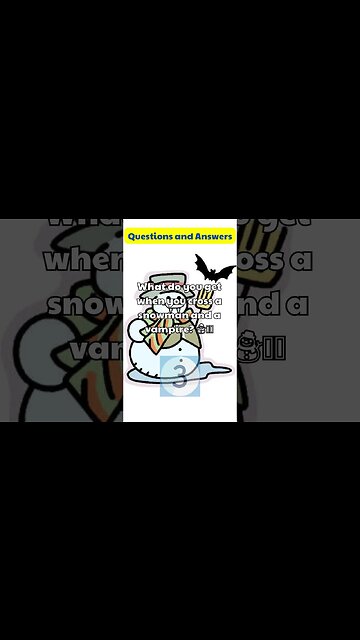 Snowman and a vampire