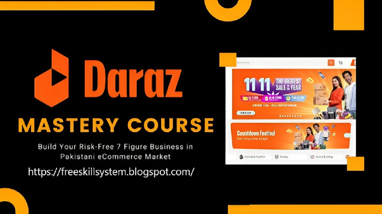 Daraz Mastery Course In Urdu/Hindi Create Self Business And Earn 💲 Money