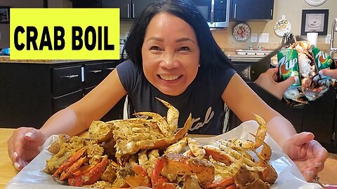 MAKING CRAB BOIL FOR DINNER STEAM WITH 7UP !