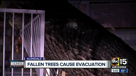 Lightning strike causes apartment damage in Glendale