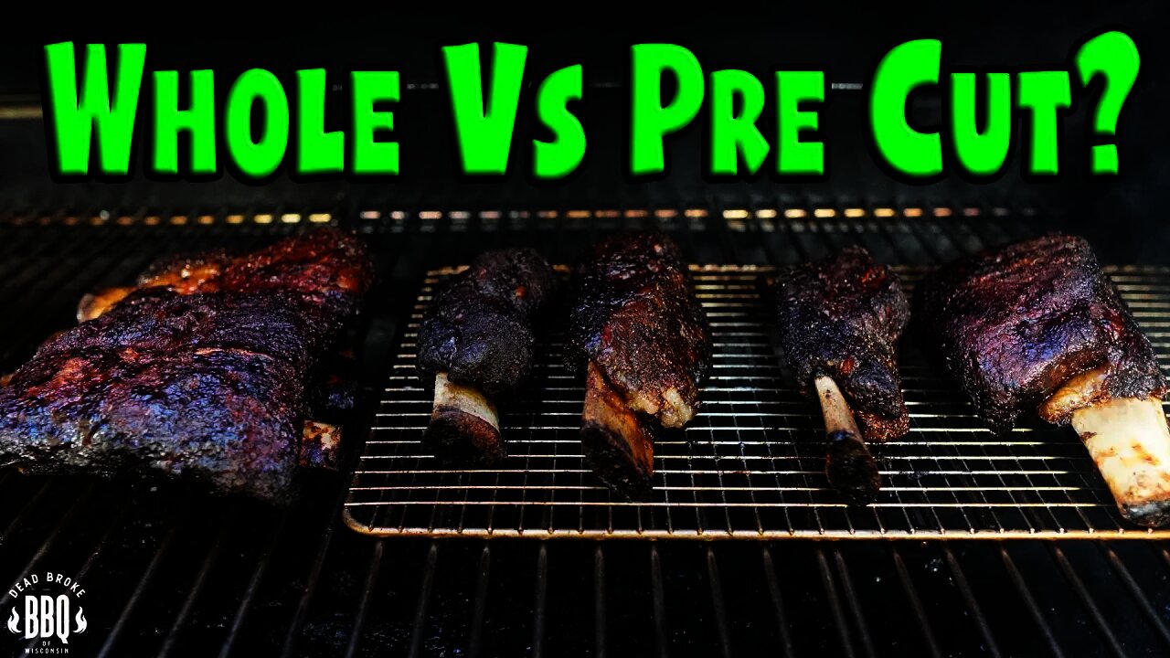 Whole vs Pre Cut Pellet Smoked Beef Short Ribs on a Pellet Grill