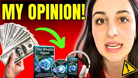 THE WEALTH SIGNAL ⚠️🧠(( BEWARE!! ))🧠⚠️ The Wealth Signal 9 words - The Wealth Signal Reviews 2024