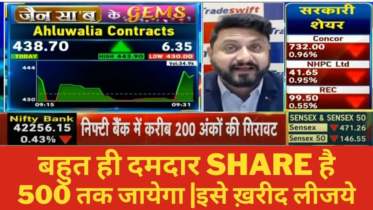 AHLUWALIA CONTRACTS SHARE LATEST NEWS | AHLUWALIA CONTRACTS SHARE ANALYSIS | AHLUWALIA CONTRACTS