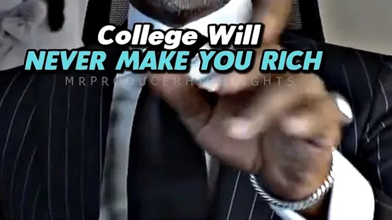 College Will NEVER Make You a Millionaire!