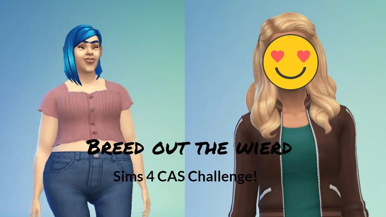 Breed Out the Weird! Sims 4 CAS Challenge