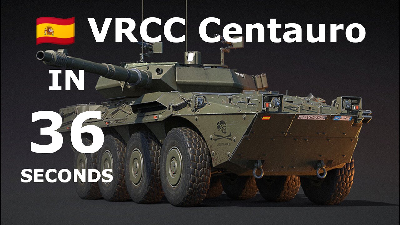 VRCC Centauro in 36 Seconds [War Thunder 2.19 Update] #shorts