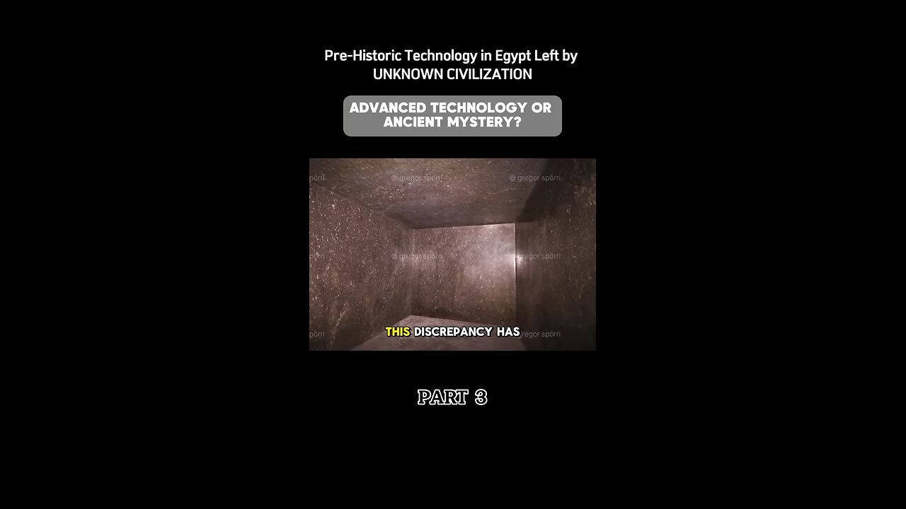 ADVANCED TECHNOLOGY OR ANCIENT MYSTERY?