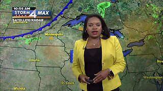 Meteorologist Elissia Wilson's Midday Storm Team 4cast