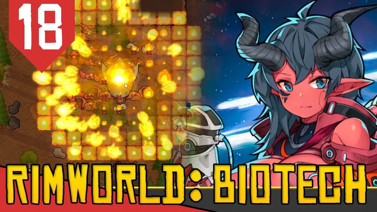 INSETOS vs EXTERMINADORES - Rimworld Biotech #18 [Série Gameplay PT-BR]