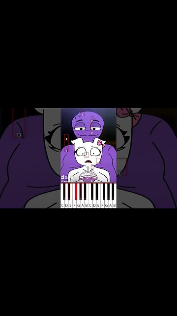 🍹grimace shake🍹garten of banban horror animation (@randomchannelketelin9069) - Octave Piano Tutorial