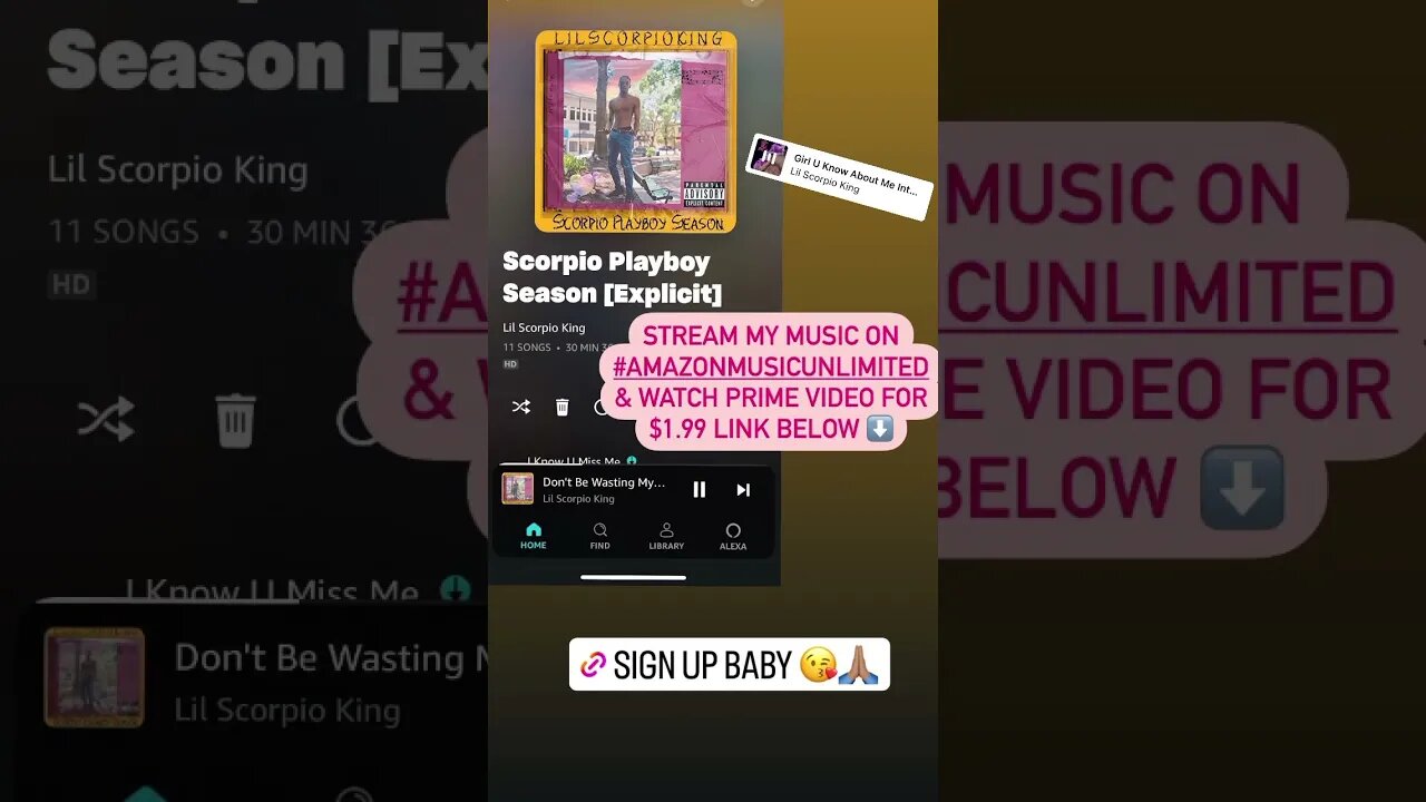 Get & Stream All MY Music on #amazonmusicunlimited & watch #primevideo For $1.99 For 3 months