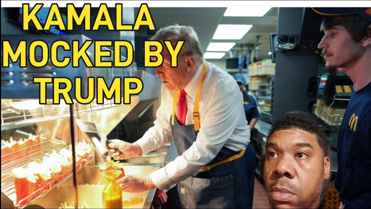 TROLLING Kamala | Trump WORKS at MCDONALDS | FRIES PLEASE