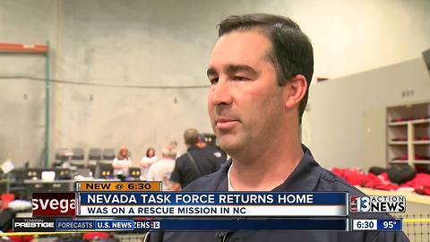 Nevada's Task Force One returns home