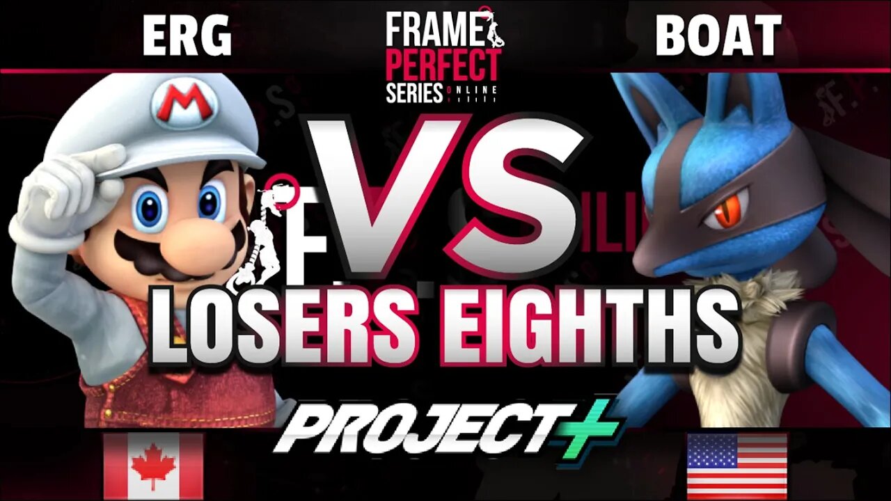 FPS6 Online - Erg (Mario) vs. Boat (Lucario) - Project+ Losers Top 8