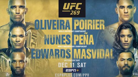 (Prediction starts at 31:30) UFC 269 Predictions - The RYANG Show 12 5 2021