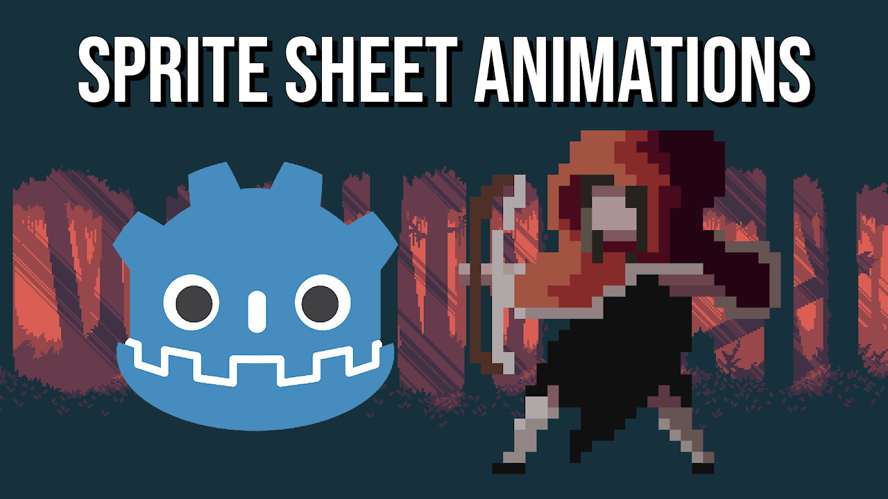 Importing Sprite Animations to a 2D Character - Godot Basics