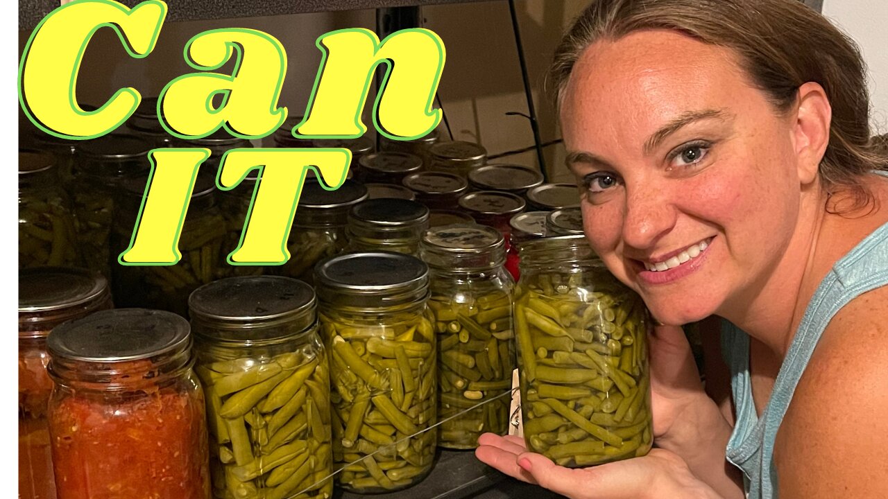 How to can Green beans with a pressure canner