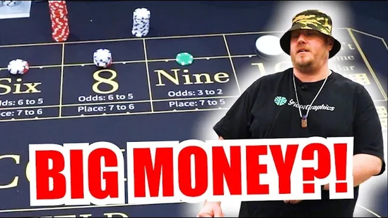 🔥BIG MONEY🔥 30 Roll Craps Challenge - WIN BIG or BUST #356