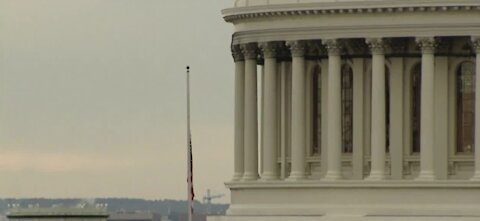 U.S. Capitol flag flies at half-staff for fall officer