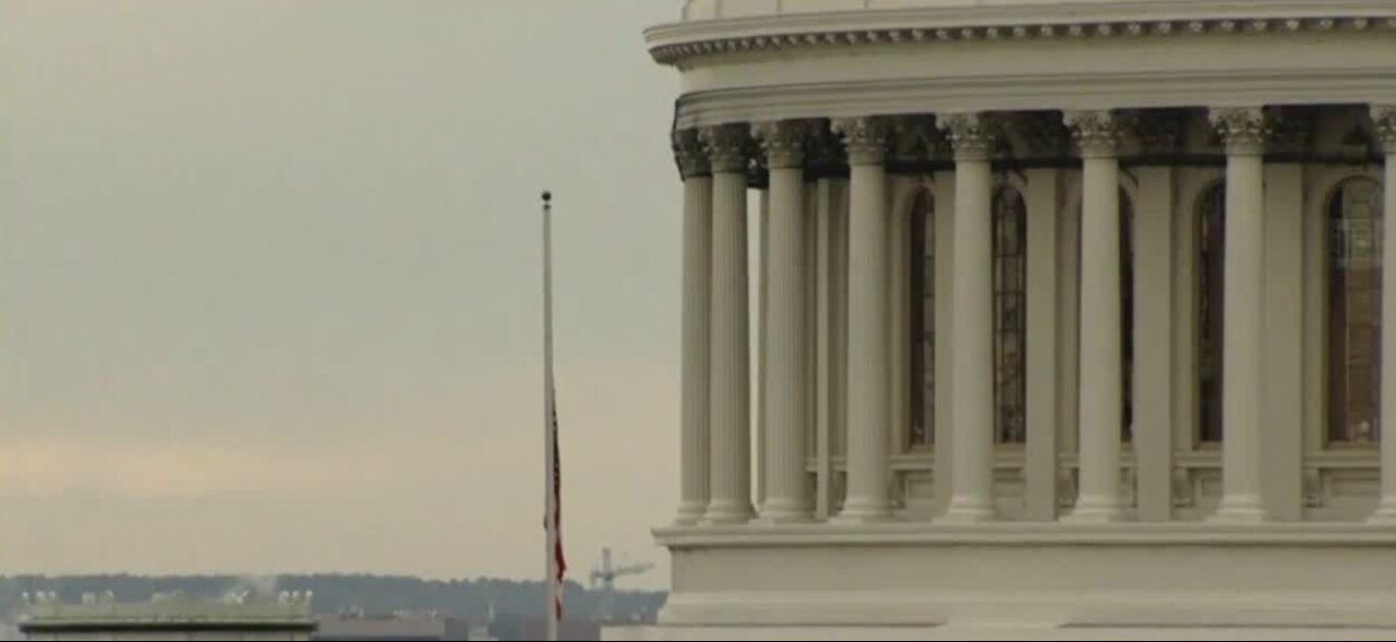 U.S. Capitol flag flies at half-staff for fall officer