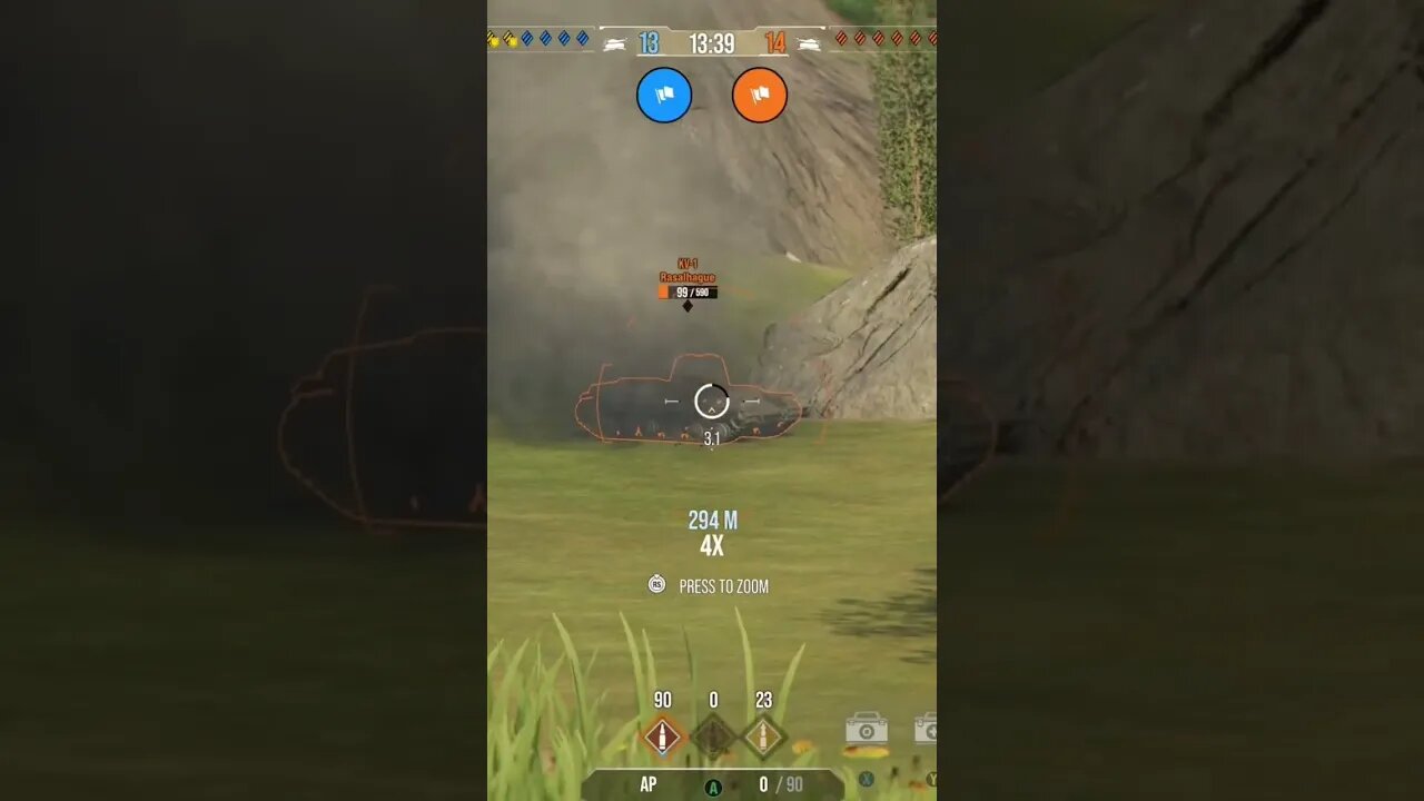 World of Tanks: Friend got a good artillery shot on this one and then I finished him off. :)