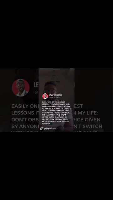 Listen to people on the same path