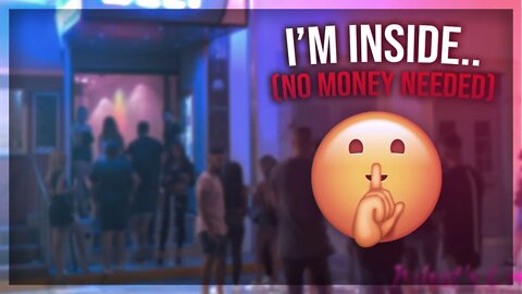 I secretly sneak inside the CLUB for FREE! I This is what happened..