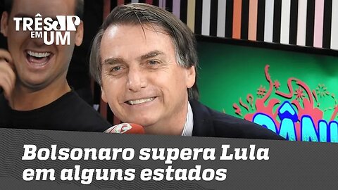 Bolsonaro supera Lula em alguns estados
