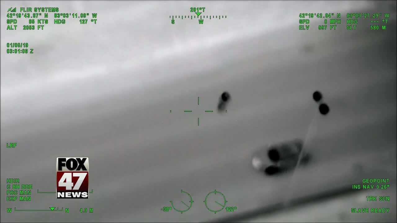 MSP troopers use night camera to locate, save person attempting suicide on Lodge Freeway