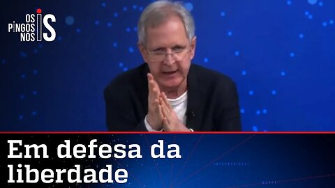 Augusto Nunes: Não há 'Os Pingos nos Is' sem absoluta liberdade de expressão