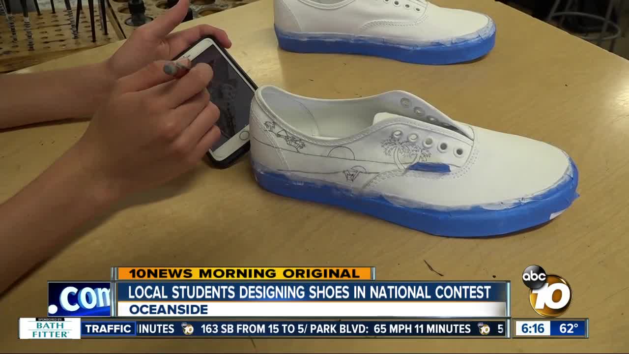 El Camino HS Students design shoes for Vans competition