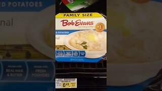 mashed potatoes in a box
