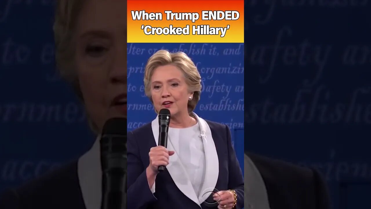 Trump DESTROYS Hillary With One Line...