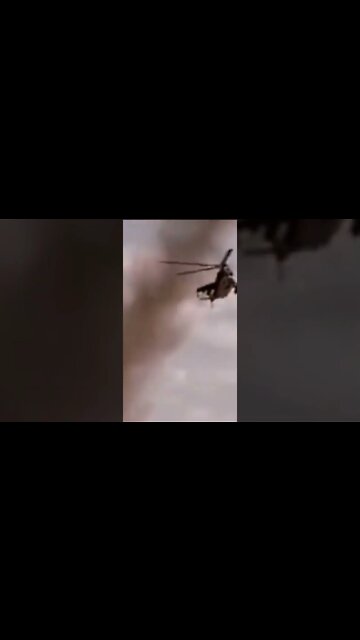 Russian helicopter sending missiles to AFU