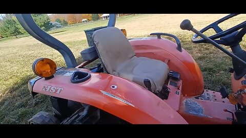 Kubota Tractor Seat replacement