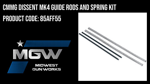 CMMG Dissent MK4 Guide Rods and Spring Kit - 85AFF55