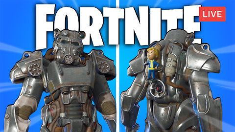 ROCKING THE FULL FALLOUT LOADOUT :: Fortnite :: Catching DUBS w/Friends {18+}