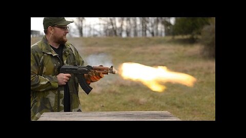 In Memory Of Kalashnikov: 700 Round AK Burn