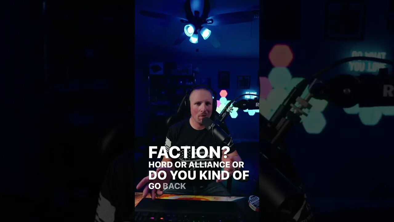 What Faction do you play in World of Warcraft? #mmo #wow #worldofwarcraft