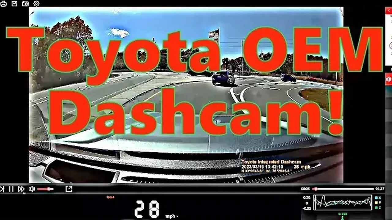 Toyota Integrated Dashcam Overview & Demo