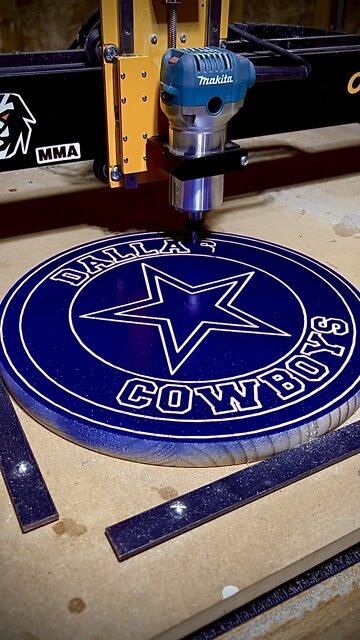 My CNC in action