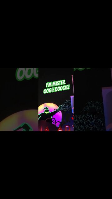 Oogie Boogie at California Adventure turnstiles #californiaadventure #oogieboogie #halloween #dca
