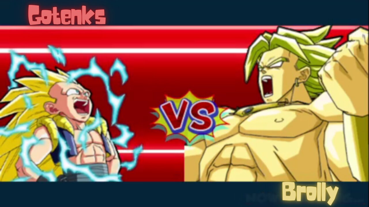 Dragon Ball Z Shin Budokai Gotenks VS Brolly