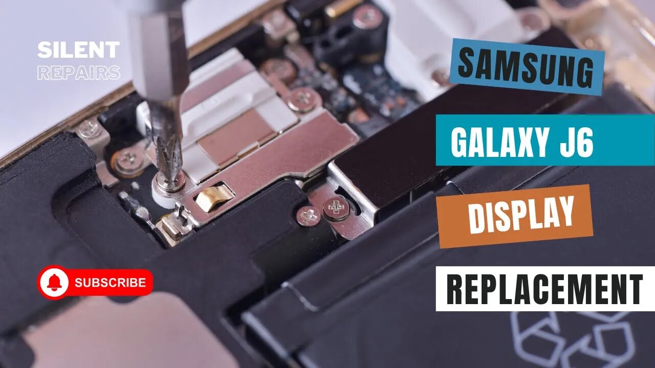 Samsung Galaxy J6 2018 | Screen repair | Display replacement | Repair video
