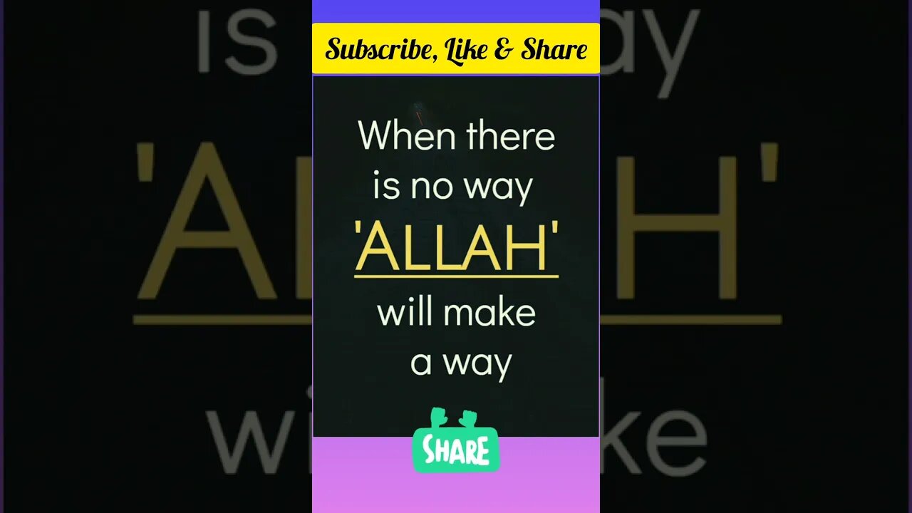 Allah is enough for me.
