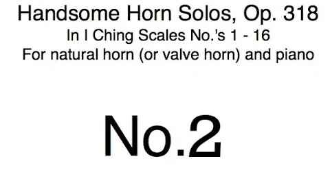 Richard Burdick's Handsome Horn Solos No. 2, Op. 318 No. 2 for horn & piano #Richard #Burdick #Horn