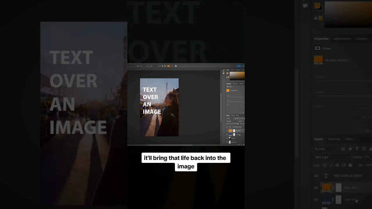 Place any text, over any image without blanking the image. this trick no one taught me & now yours!