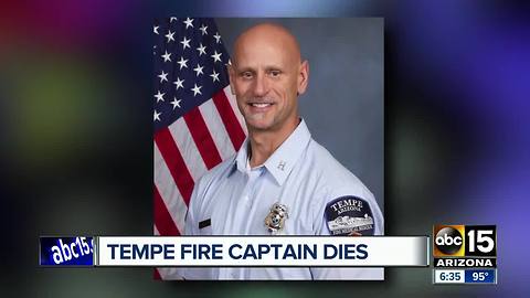 Tempe Fire Department captain dies while on vacation