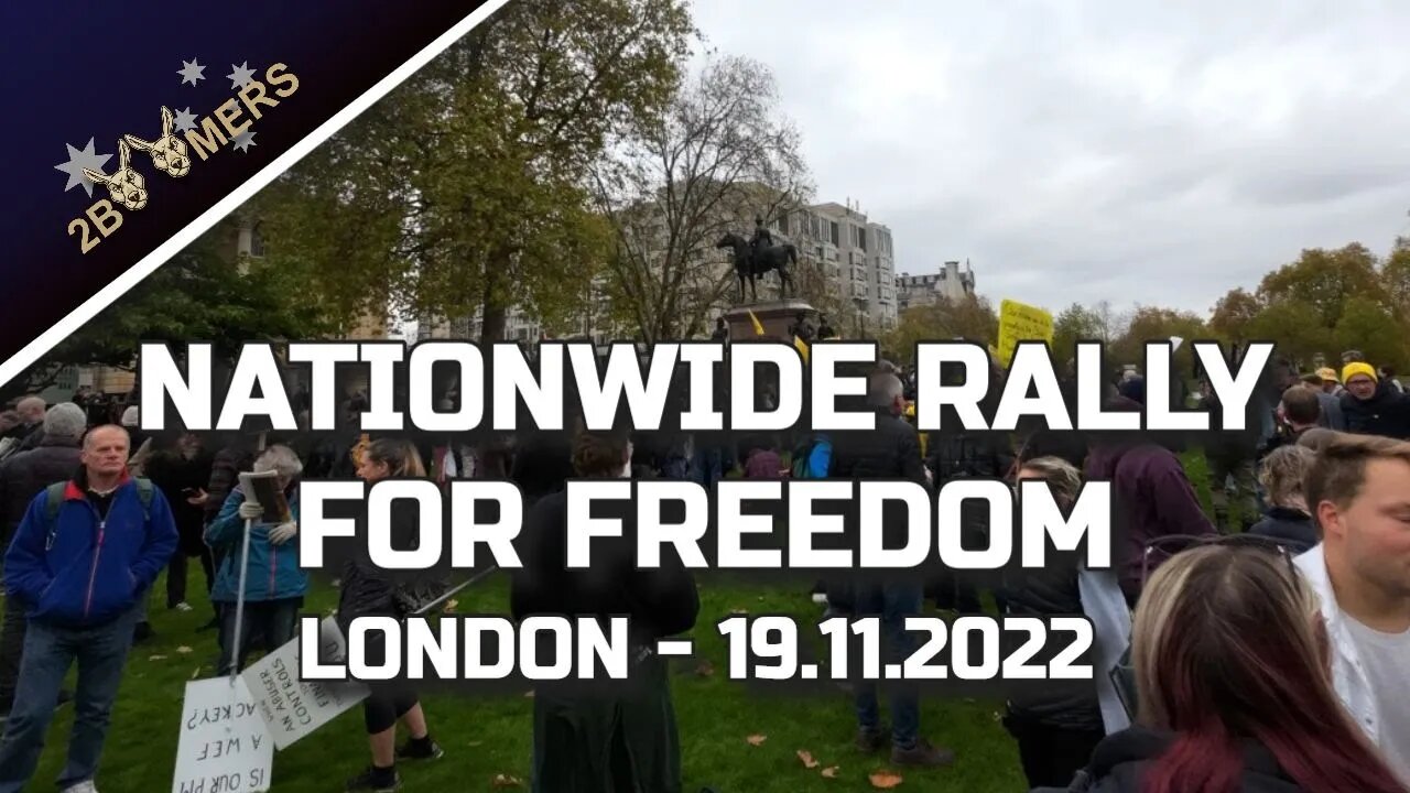 NATIONWIDE RALLY FOR FREEDOM LONDON 19 NOV 2022