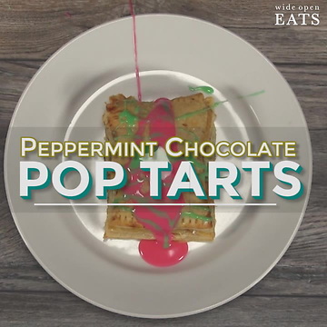 Peppermint Chocolate Pop Tarts